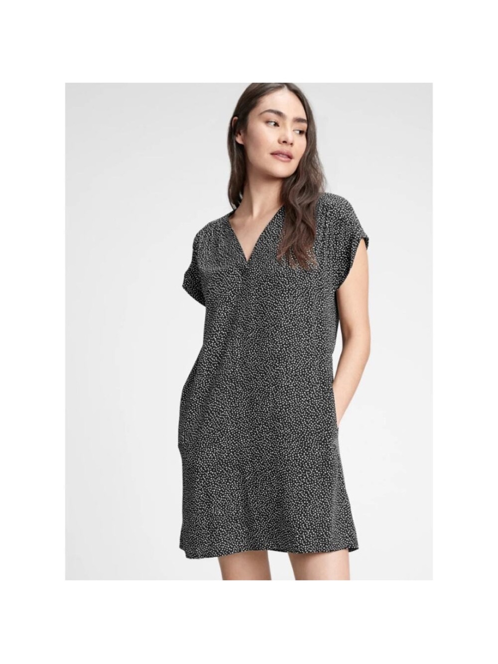 GAP Shift Dress with Polka Dot Print